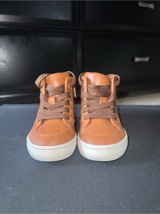Cat & Jack Other - Kids Brown High-Top Sneakers - Casual Everyday Shoes